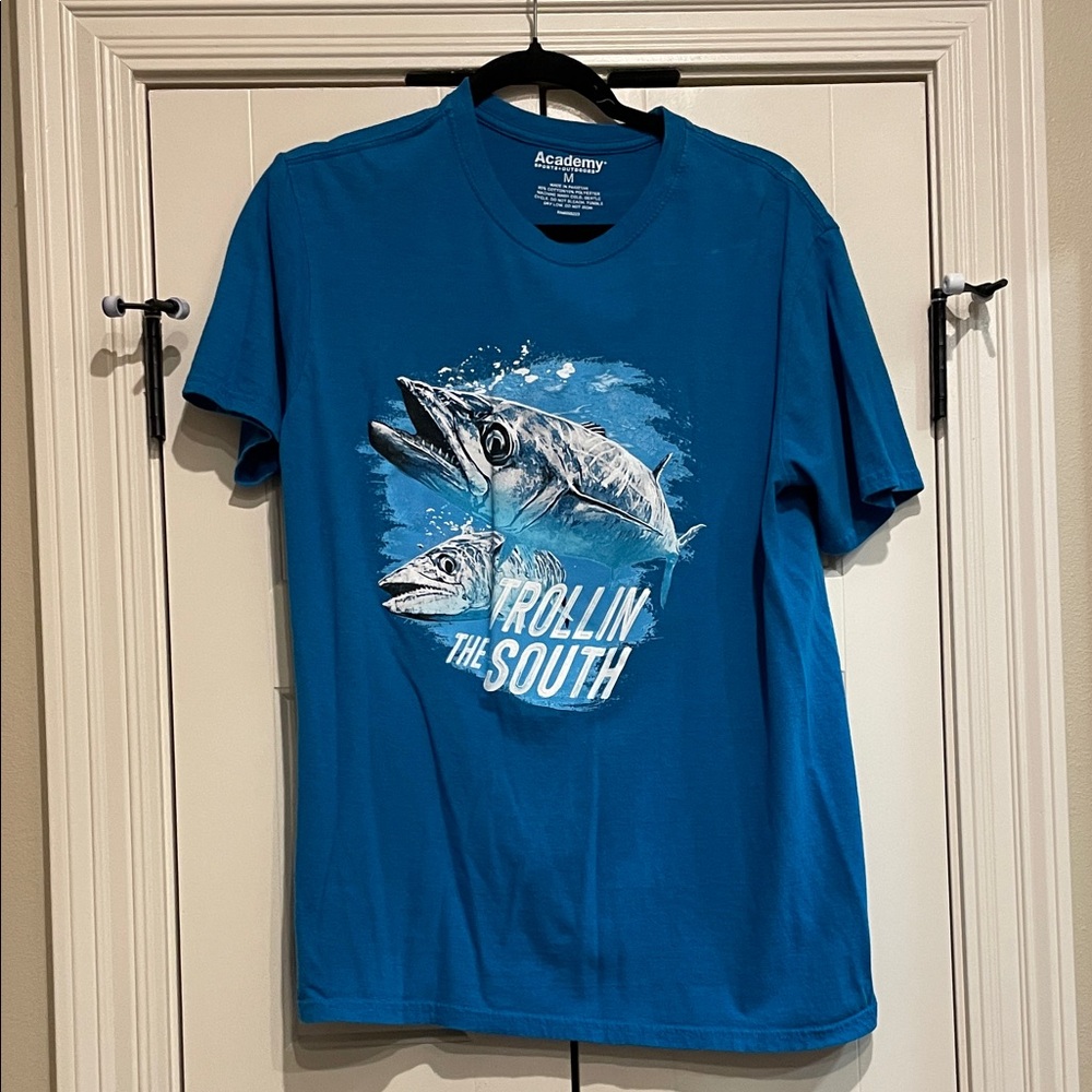 Blue Graphic T-Shirt for Men